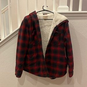 Soft XL plaid jacket
